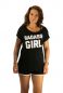 Preview: FRAUEN Long Slub Tee - Badass Girl