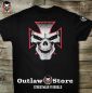 Preview: Männer T-Shirt Eiserne Kreuz Skull