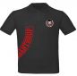 Preview: Männer Polo Misanthrop / schwarz-rot