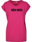 Preview: Girly T-Shirt - geh weg, XS bis 5XL