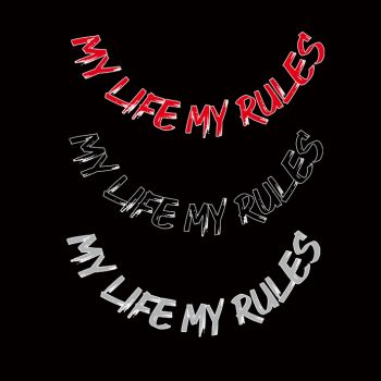 Preview: Männer T-Shirt My Life My Rules