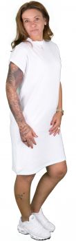 Preview: Ladies Turtle Extended Shoulder Dress weiss