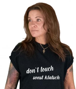 Ladies Turtle Extended Shoulder Dress / dont touch sonst klatsch - Kopie