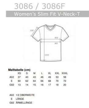 Slim Fit V-Neck-T - Angel - Devil