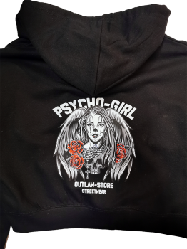 FRAUEN Cropped Zoodie - Psycho Girl