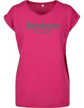 Girly T-Shirt - Hardcore, XS bis 5XL