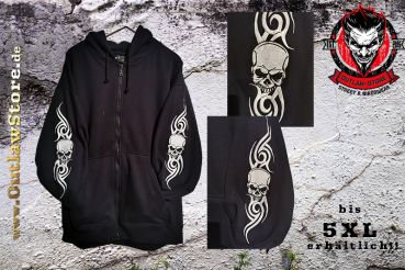 Kapuzenjacke Totenkopf-Tribel