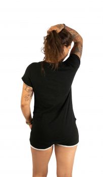 FRAUEN Long Slub Tee - Badass Girl