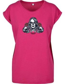 Girly T-Shirt - Schädel, XS bis 5XL