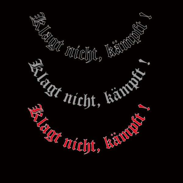 Männer T-Shirt klagt nicht kämpft