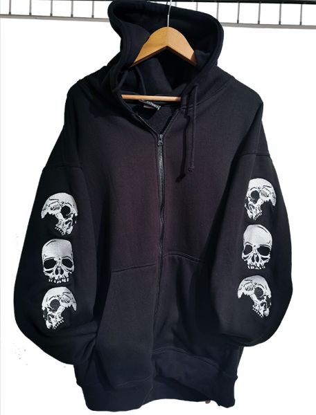 Kapuzenjacke 3 Schädel