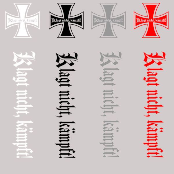 Männer T-Shirt Klagt nicht, kämpft!