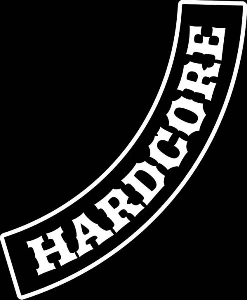Männer T-Shirt Hardcore