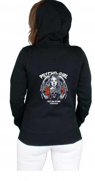 FRAUEN Cropped Zoodie - Psycho Girl I