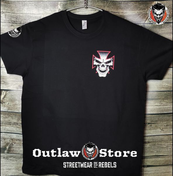 Männer T-Shirt Schädel - Eiserne