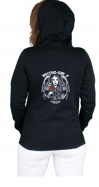 FRAUEN Cropped Zoodie - Psycho Girl II