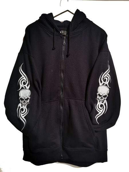 Kapuzenjacke Totenkopf-Tribel