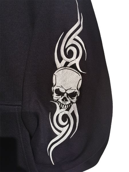 Kapuzenjacke Totenkopf-Tribel