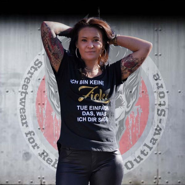 FRAUEN Long Slub Tee - Zicke
