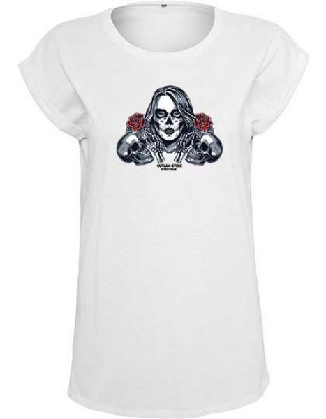 Girly T-Shirt - Schädel, XS bis 5XL