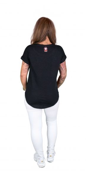 FRAUEN Long Slub Tee - Psycho Girl