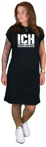 Ladies Turtle Extended Shoulder Dress / ich muss gar nichts
