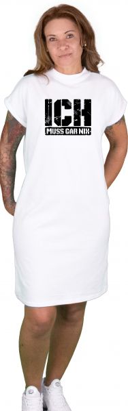 Ladies Turtle Extended Shoulder Dress / ich muss gar nichts